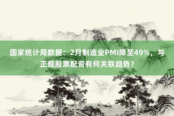 国家统计局数据：2月制造业PMI降至49%，与正规股票配资有何关联趋势？