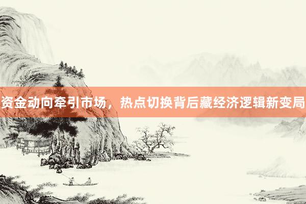 资金动向牵引市场，热点切换背后藏经济逻辑新变局